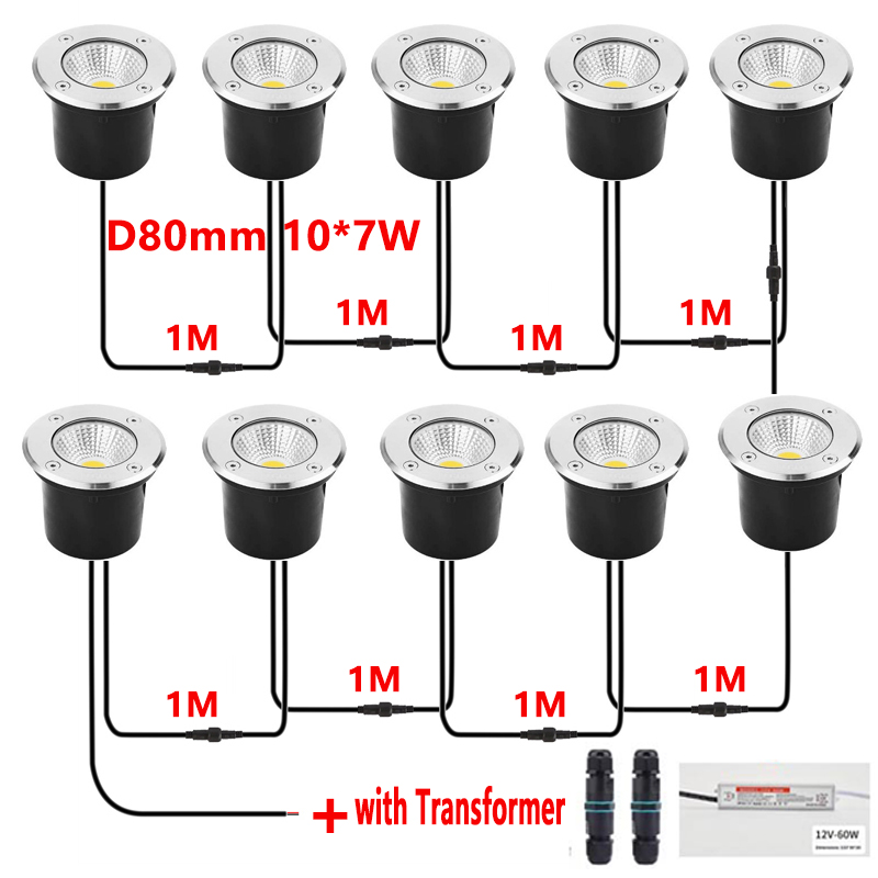 Ground Light Recessed - مصباح LED أرضي 12 فولت مقاوم