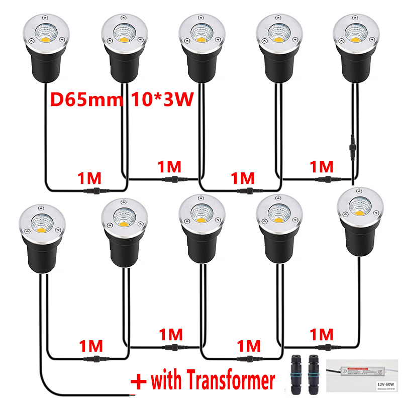 Ground Light Recessed - مصباح LED أرضي 12 فولت مقاوم