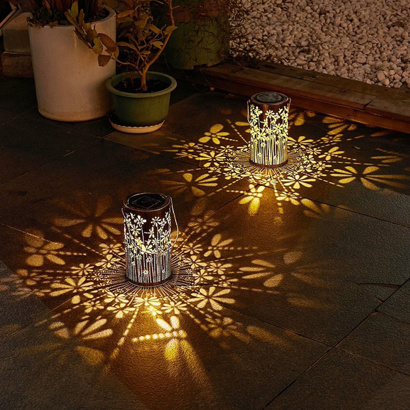 Solar Path Light - فوانيس شمسية ملونة على شكل زهور
