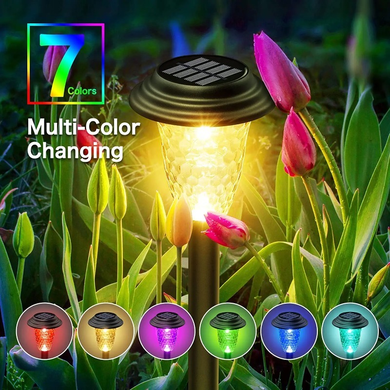 Outdoor Lighting Dusk To Dawn - أضواء ممرات الحدائق الشمسية الخارجية مقاومة