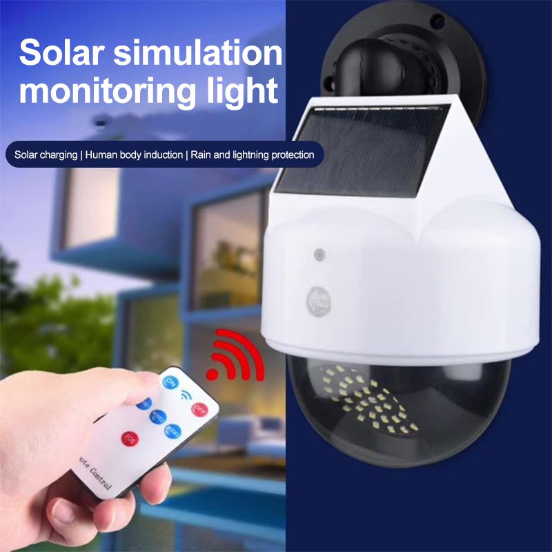 Outdoor Lighting Video - كاميرا محاكاة شمسية مع مستشعر حركة