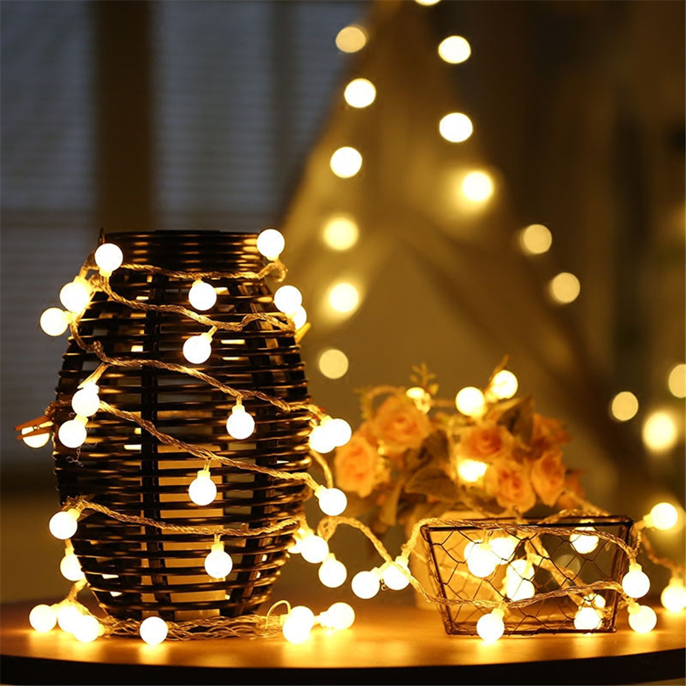أضواء خيطية تعمل بالطاقة الشمس - مراجعة Outdoor Lighting For Backyard وسعره