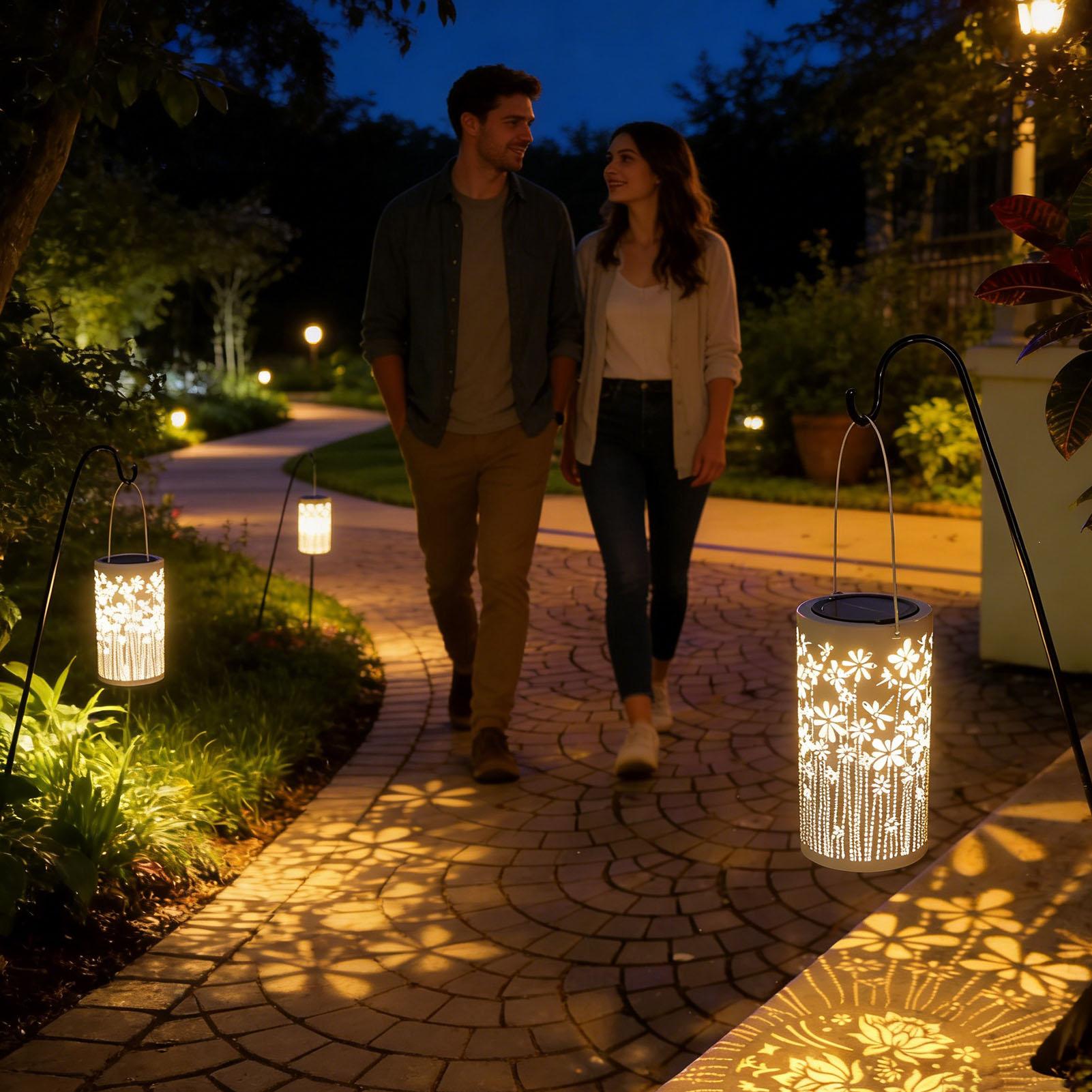 فوانيس خارجية للشرفة، مصابيح ز - مراجعة Solar Path Light وسعره