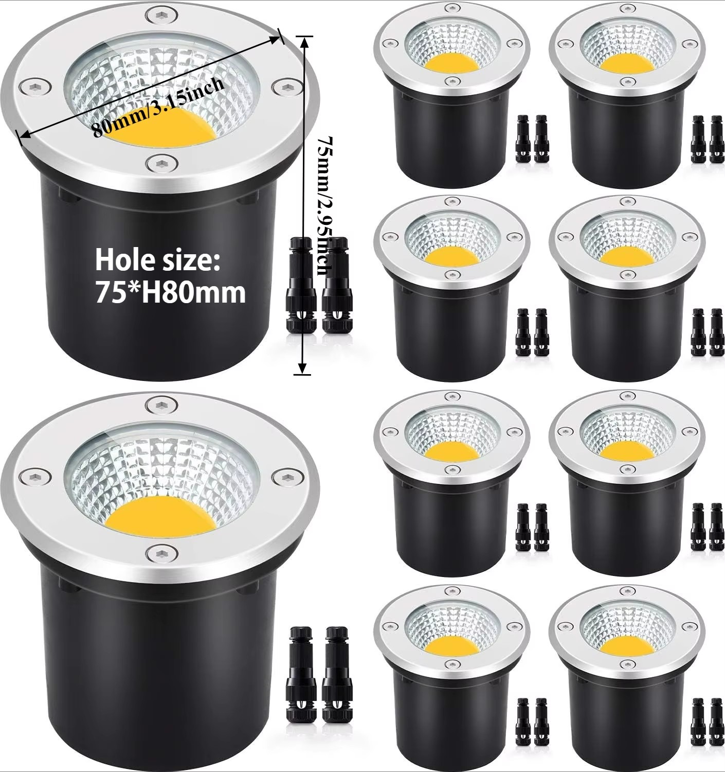 إضاءة LED خارجية مقاومة للماء  - مراجعة Ground Light Recessed وسعره