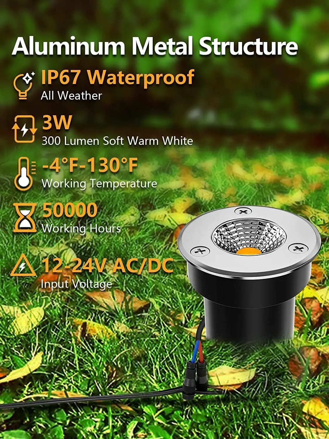 إضاءة LED خارجية مقاومة للماء  - مراجعة Ground Light Recessed وسعره