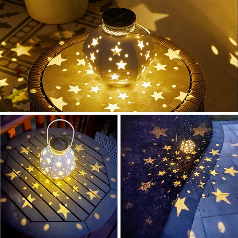 مصباح حديقة على شكل نجمة، أضوا - مراجعة Outdoor Lighting For Backyard وسعره