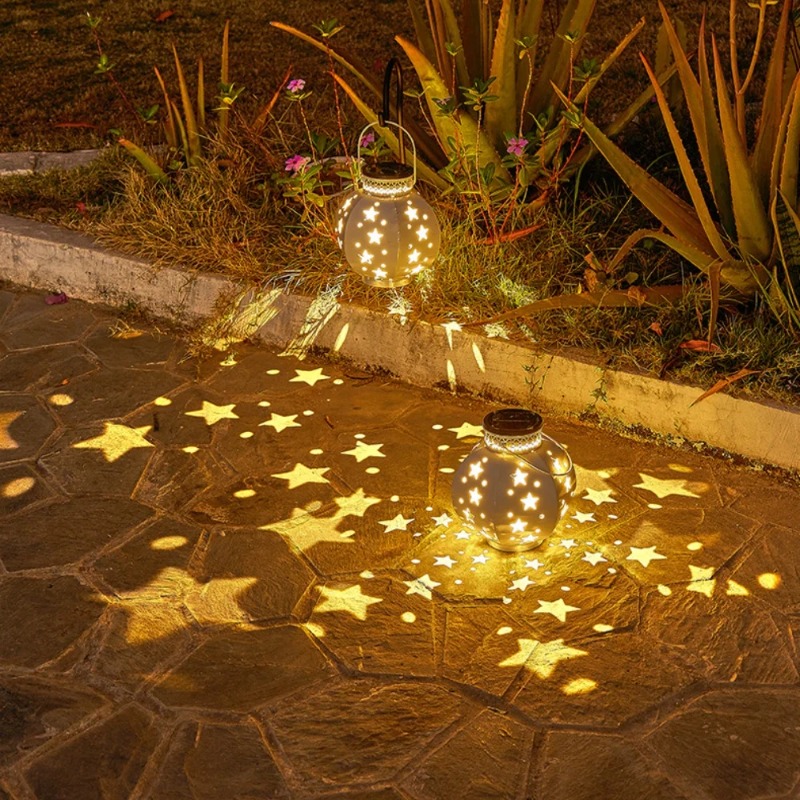 مصباح حديقة على شكل نجمة، أضوا - مراجعة Outdoor Lighting For Backyard وسعره