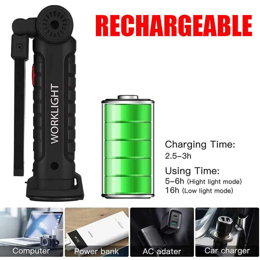 مصباح يدوي LED محمول مع خطاف م - مراجعة Outdoor Lighting Repair وسعره