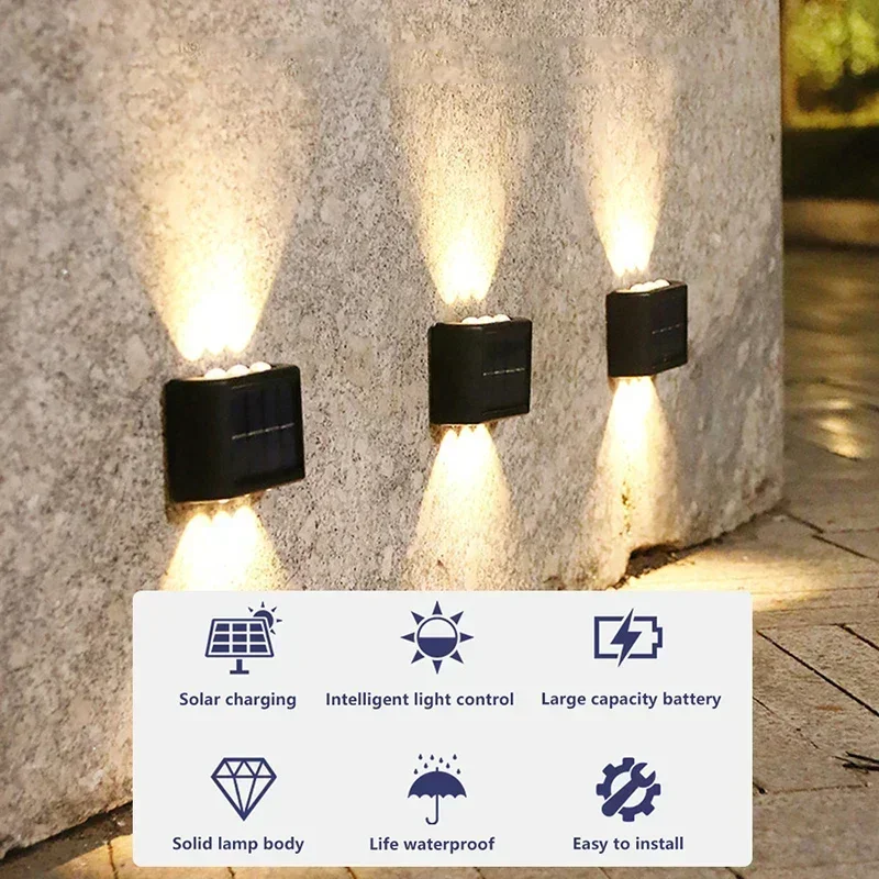 مصباح جداري شمسي LED خارجي مقا - مراجعة Outdoor Lighting For Fence وسعره