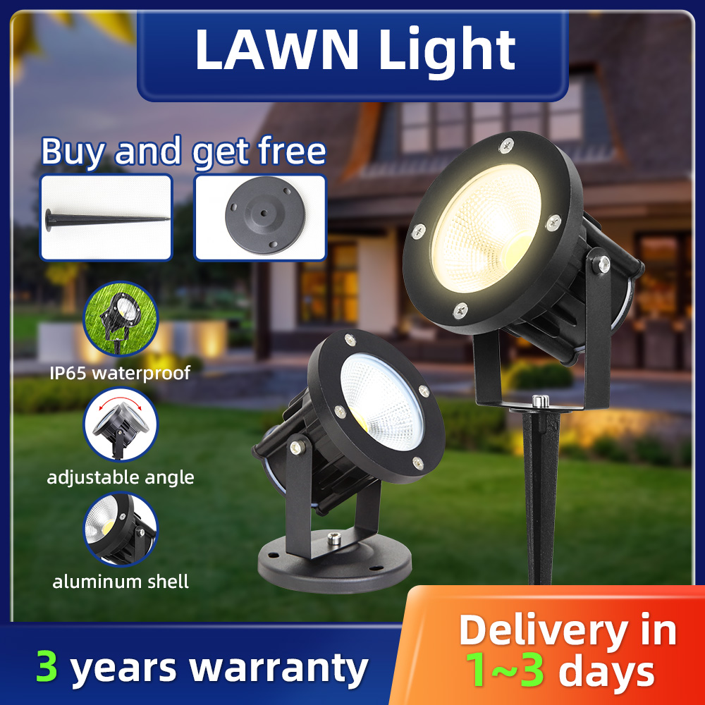 مصباح حديقة LED GU10، إضاءة خا - مراجعة Outdoor Lighting For Backyard وسعره