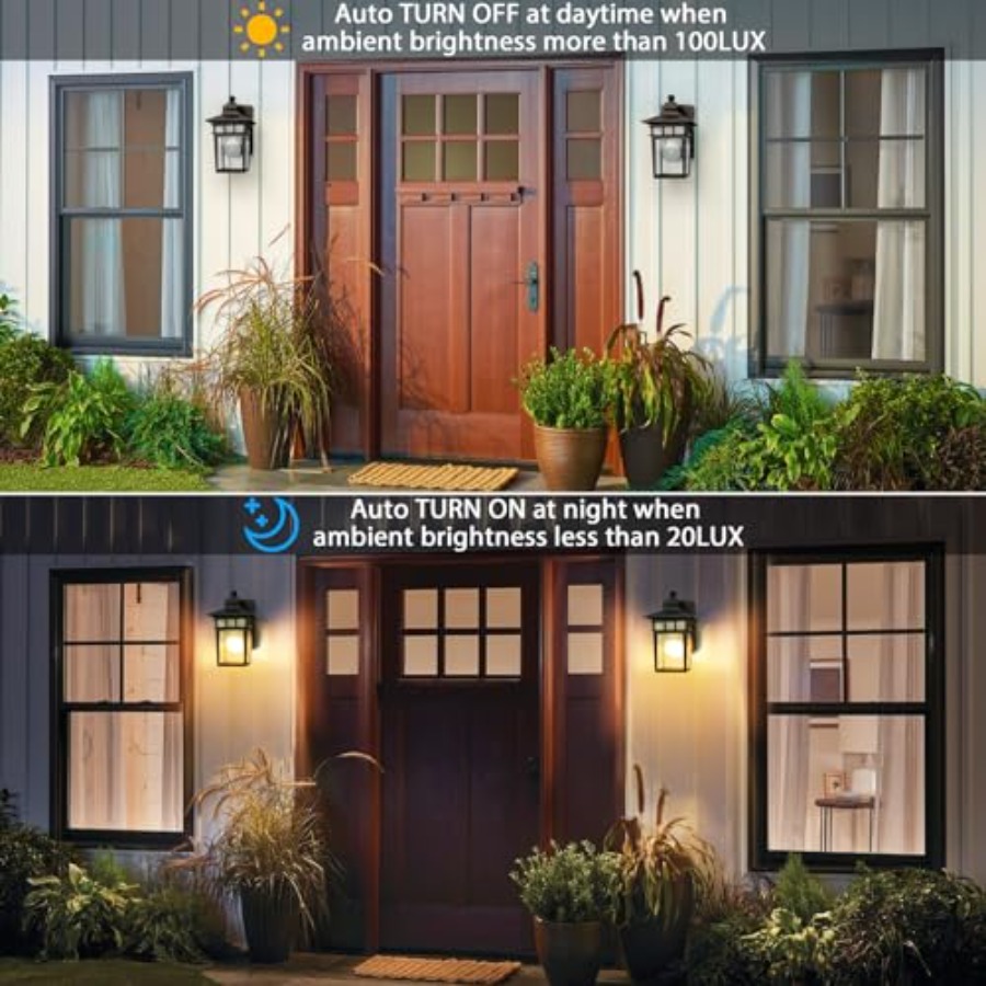 إضاءة خارجية مع مأخذ كهربائي G - مراجعة Outdoor Lighting Dusk To Dawn وسعره
