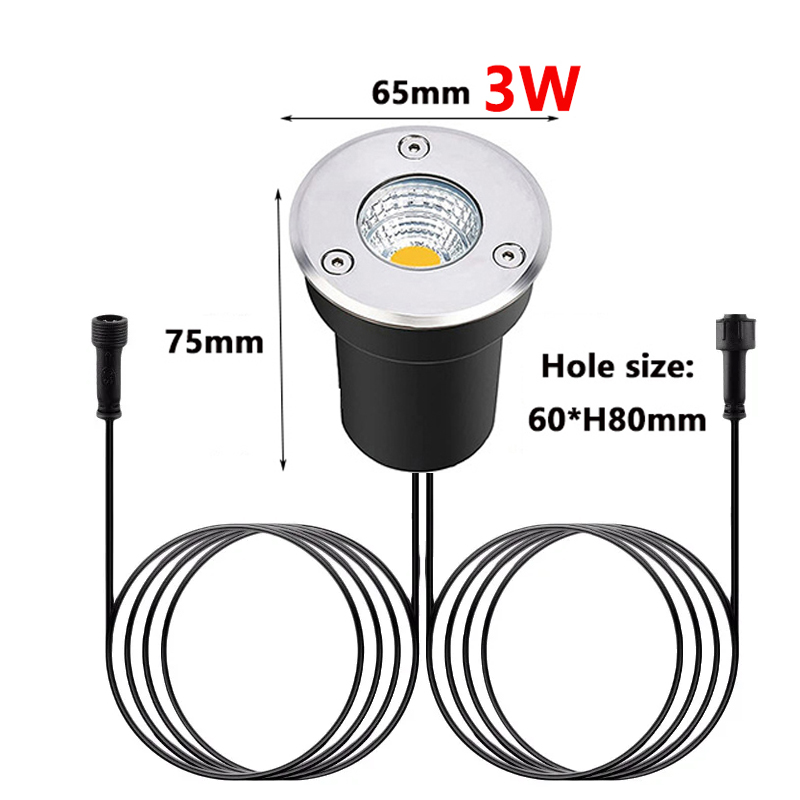 مصباح LED أرضي 12 فولت مقاوم ل - مراجعة Ground Light Recessed وسعره
