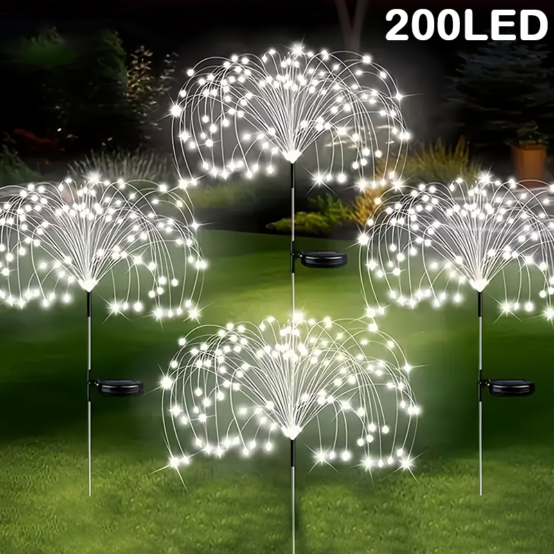200LED الشمسية الألعاب النارية - مراجعة Wired Pathway Light وسعره