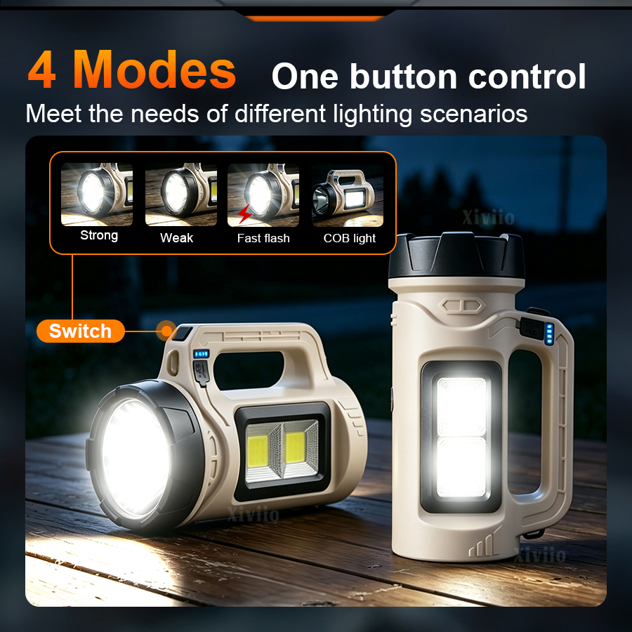 مصباح LED محمول متعدد المشاهد  - مراجعة Outdoor Lighting For Backyard وسعره