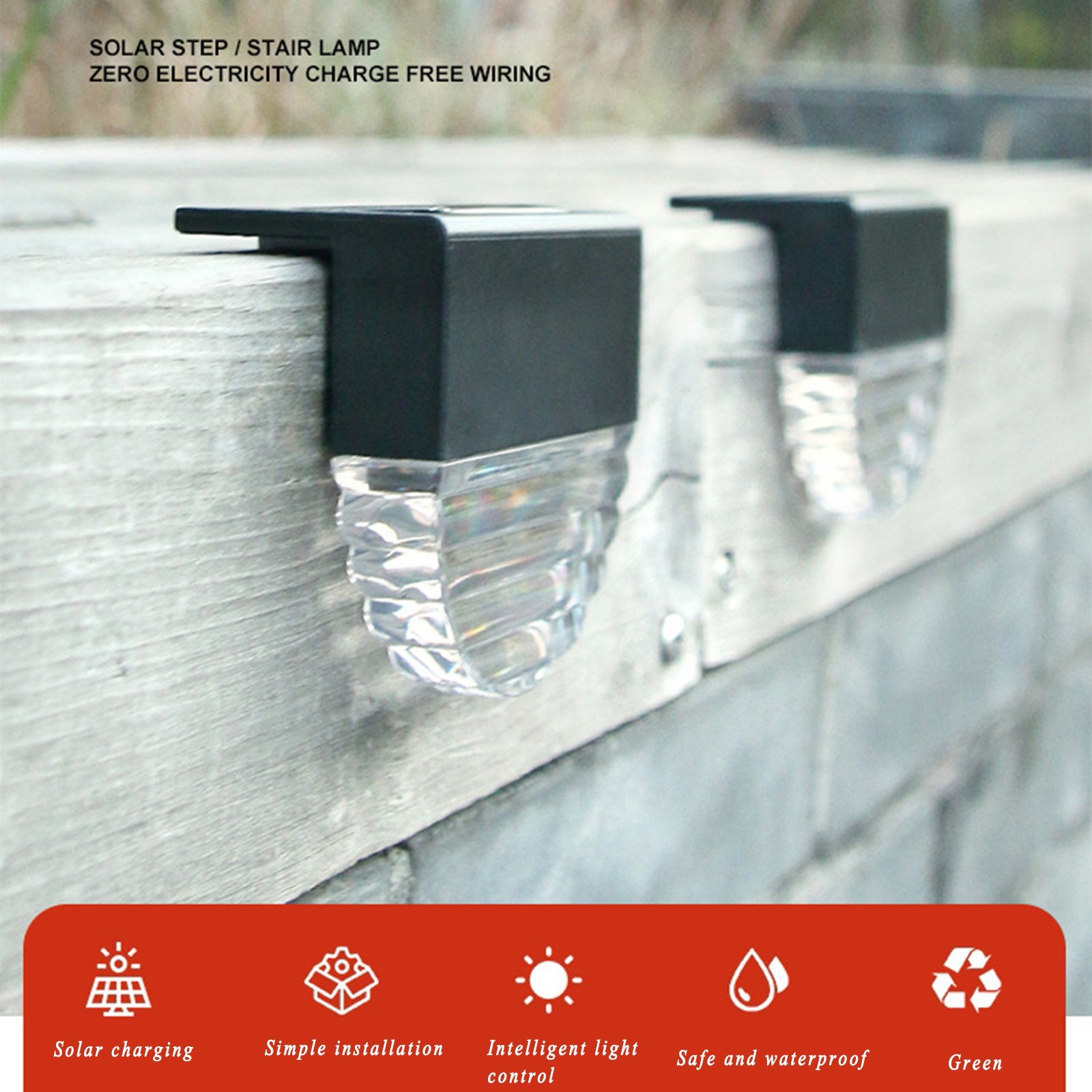 مصباح LED خارجي يعمل بالطاقة ا - مراجعة Outdoor Lighting For Fence وسعره