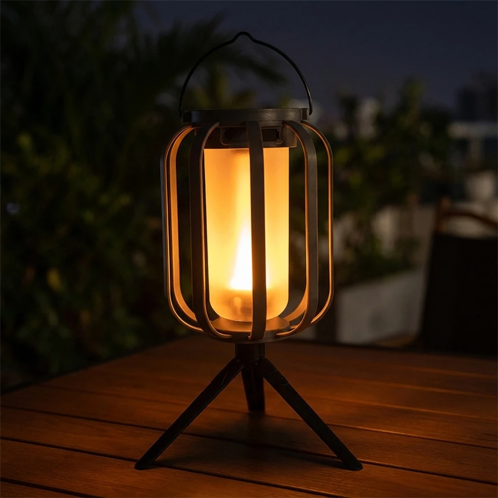 فانوس تخييم محمول بتصميم عتيق  - مراجعة Solar Lantern Hanging وسعره