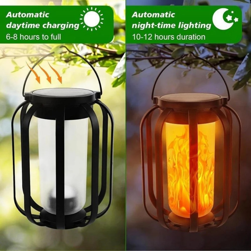 فانوس تخييم محمول بتصميم عتيق  - مراجعة Solar Lantern Hanging وسعره