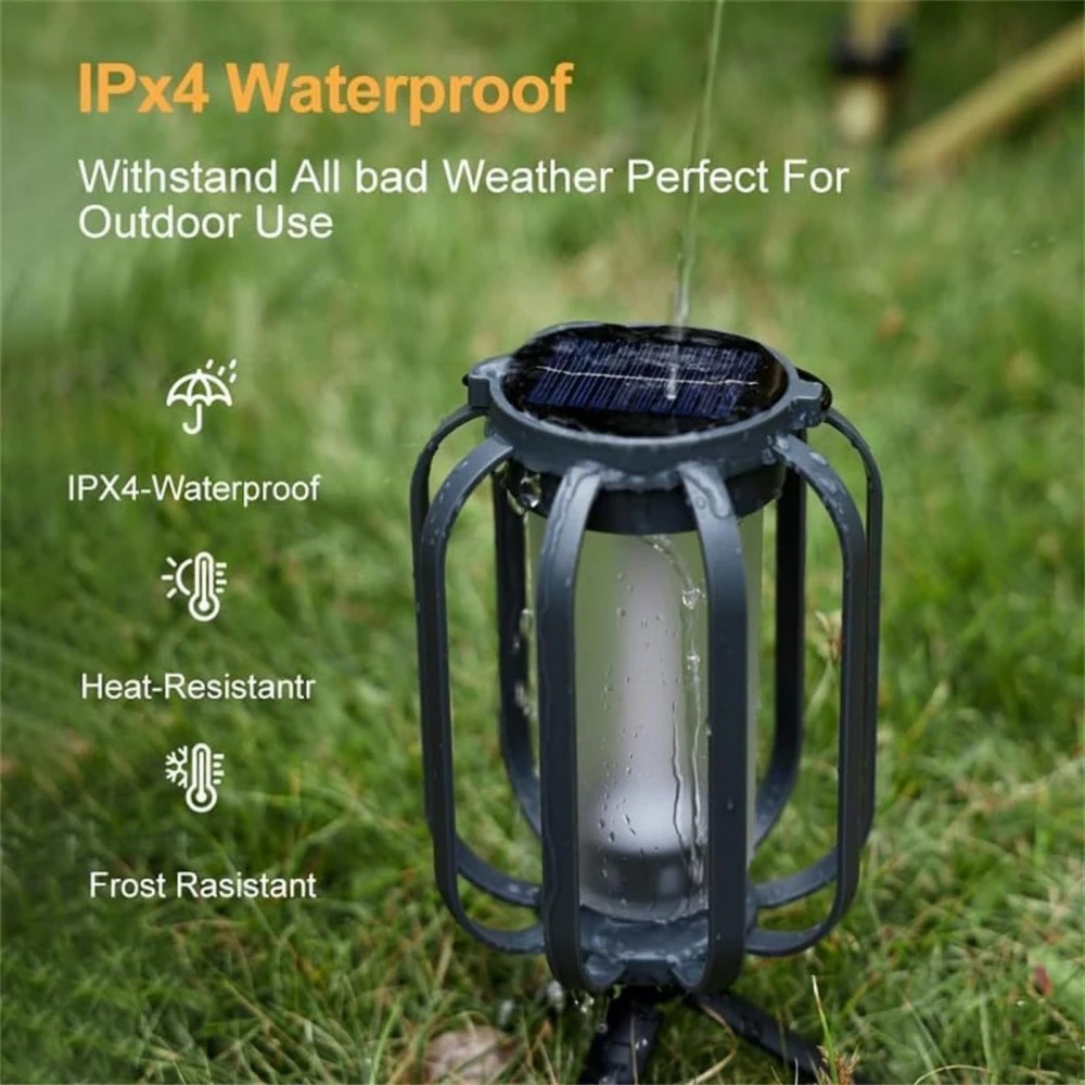 فانوس تخييم محمول بتصميم عتيق  - مراجعة Solar Lantern Hanging وسعره