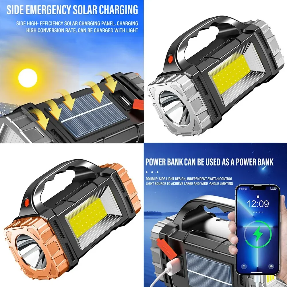 مصباح يدوي LED شمسي عالي الطاق - مراجعة Outdoor Lighting For Backyard وسعره