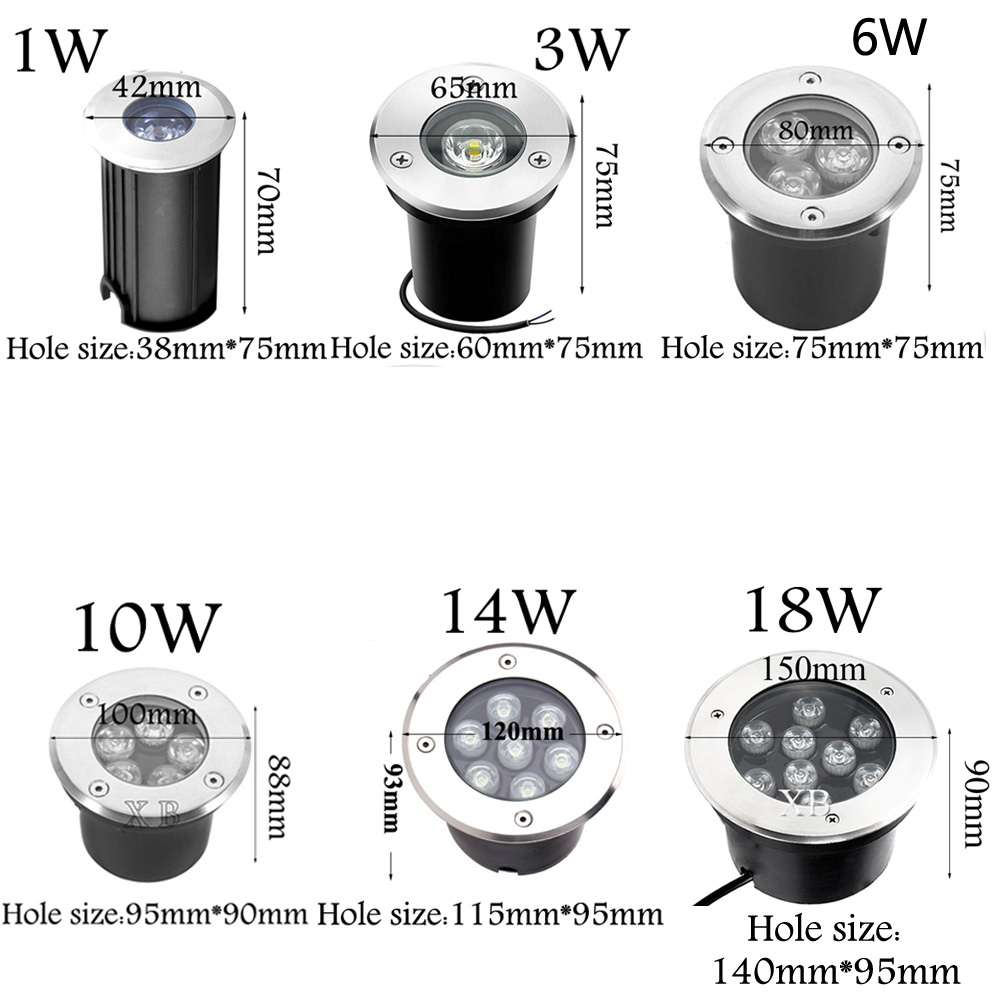 إضاءة مقاومة للماء ضوء حديقة م - مراجعة Ground Light Recessed وسعره