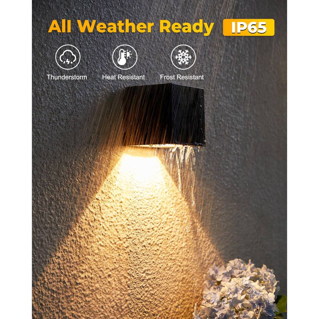 مصباح جداري شمسي خارجي مربع ال - مراجعة Outdoor Lighting For Fence وسعره