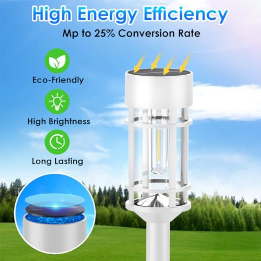 أضواء ممرات شمسية خارجية مقاوم - مراجعة Outdoor Lighting Dusk To Dawn وسعره