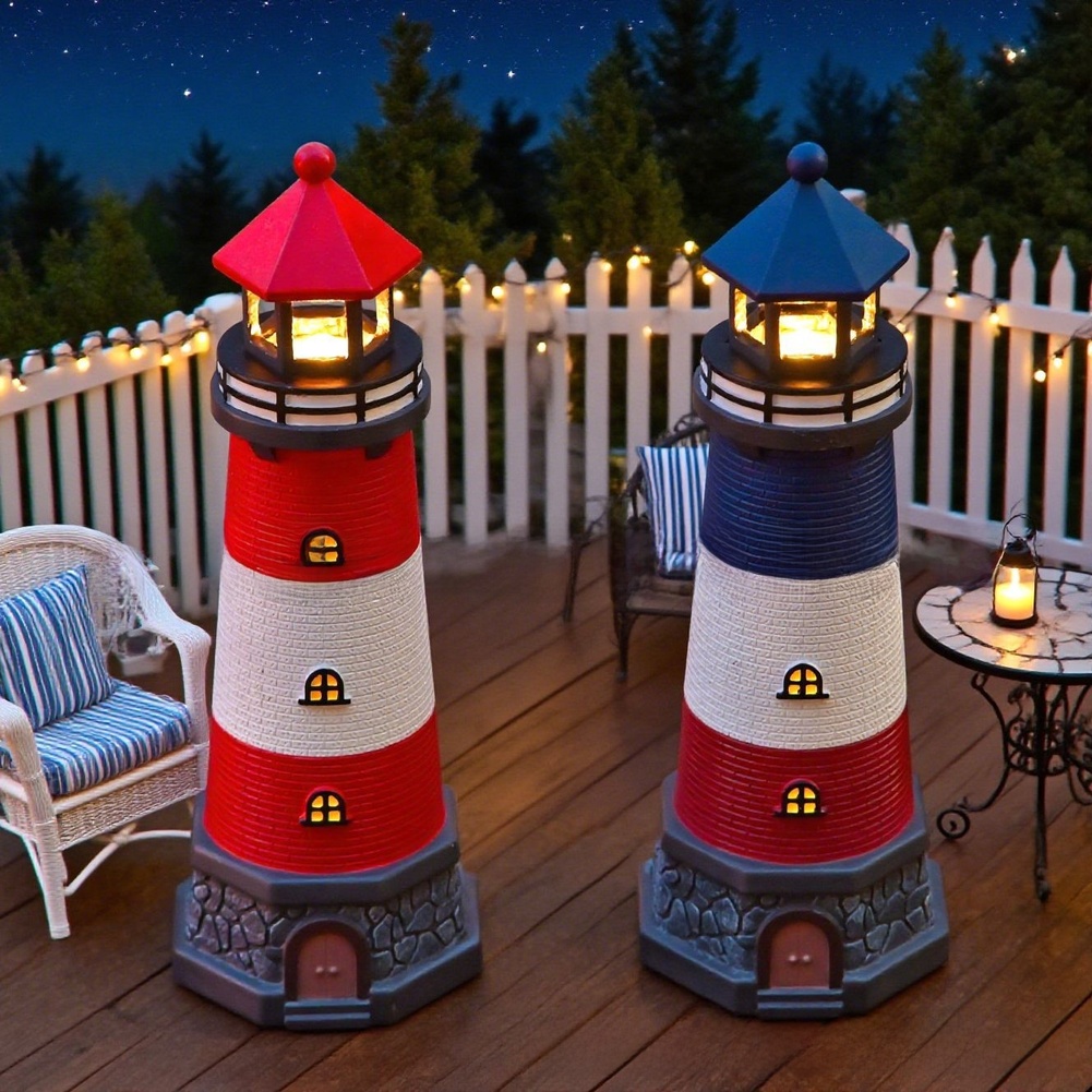 منارة حديقة تعمل بالطاقة الشمس - مراجعة Outdoor Lighting Mediterranean Style وسعره