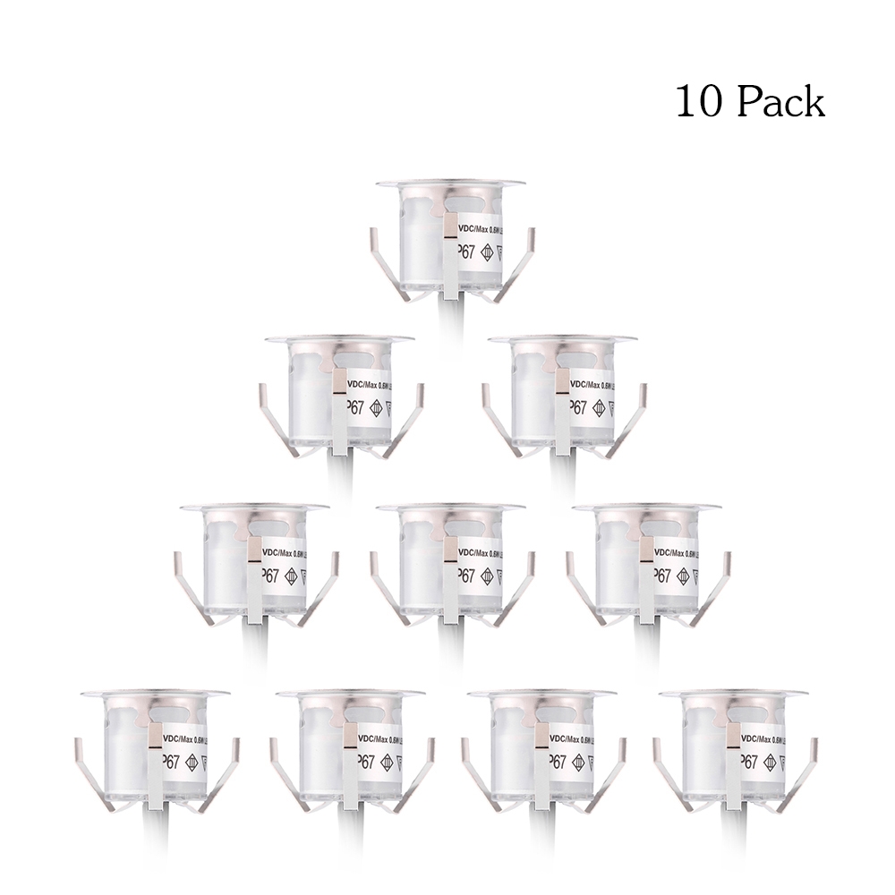 10 قطع من أضواء LED للأرضيات 3 - مراجعة Ground Light Recessed وسعره