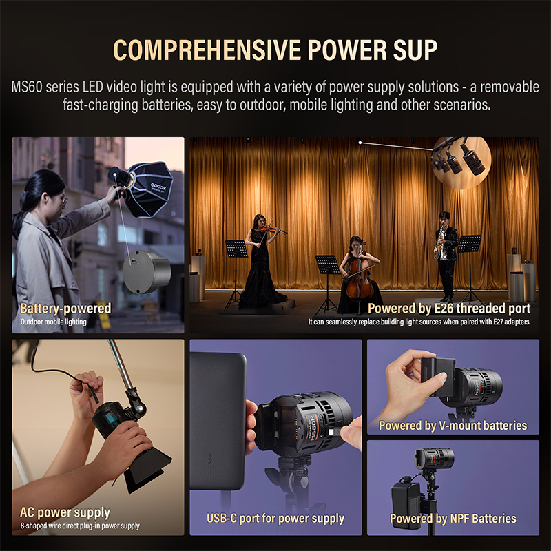 جودوكس RS60Bi RS60R 60 واط مون - مراجعة Outdoor Lighting For Photography وسعره