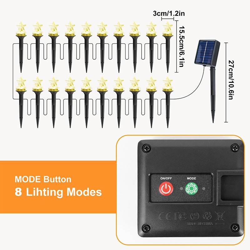 مجموعة واحدة من أضواء التوجيه  - مراجعة Solar Path Light وسعره