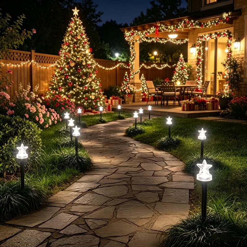 مجموعة واحدة من أضواء التوجيه  - مراجعة Solar Path Light وسعره