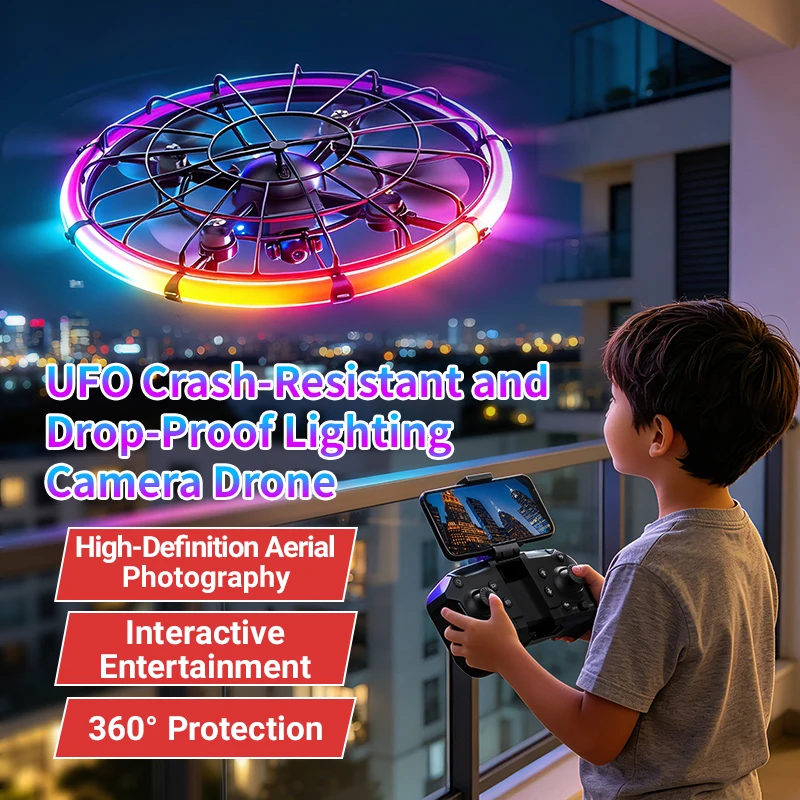طائرة JJRC H145 UFO RC بدون طي - مراجعة Outdoor Lighting Controller وسعره