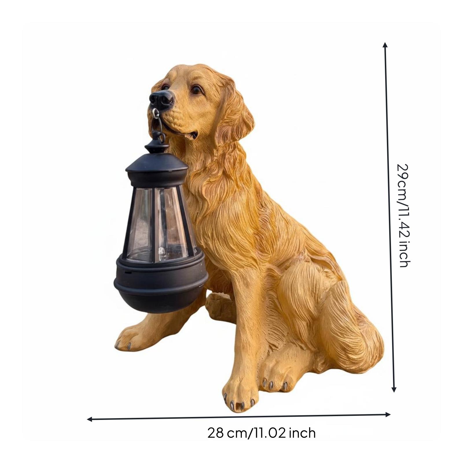 تمثال كلب من الراتنج للحدائق و - مراجعة Solar Lantern Hanging وسعره